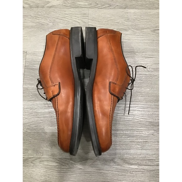 Allen Edmonds 1168 Chili Brown Leather Derby Oxford Dress Shoes Mens 13 D  Preppy